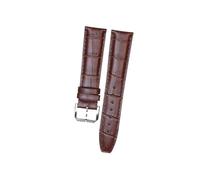 LMPVPDGADZ Ajuste adecuado for IWC, correa de reloj de piel PORTOFINO, negro, marrón, azul marino, capa superior de cuero, accesorios for reloj de hombre(Brown with Buckle,22mm)