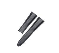 LMPVPDGADZ Ajuste adecuado for Maurice Lacroix PT6148 PT6158 PT6168 24mm correa de cuero negro accesorios de reloj piel de cuero(BLACK 2,22mm)