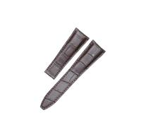 LMPVPDGADZ Ajuste adecuado for Maurice Lacroix PT6148 PT6158 PT6168 24mm correa de cuero negro accesorios de reloj piel de cuero(DARK BROWN,24mm)