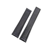 LMPVPDGADZ Ajuste adecuado for TAG Fit for Heuer Fit for MONACO Men Watch Band Capa superior Cinturón de cuero Piel Accesorios de reloj de cuero for cierre(Black without buckle)