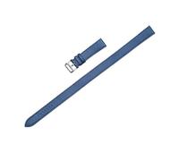 LMPVPDGADZ Cinturón de reloj Adecuado for Hermes Apto for CAPE COD/Apto for HEURE H Cuero de doble círculo Accesorios de 19 mm Pulsera de cuero de piel(Dark blue 1)