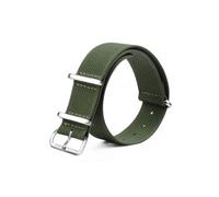 LMPVPDGADZ Cinturón de seguridad Correas de nailon 20 mm 22 mm Tipo universal Ajuste deportivo for Omega/Apto for Rolex/Apto for Seiko Correa de nailon Soporte fino y ligero(Army green,22mm)
