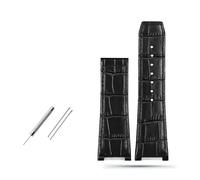 LMPVPDGADZ Correa de cuero for reloj Ferragamo F-80 F80 Sport Series, muesca de cadena de reloj específica, 26mm, azul, marrón y negro(Black14)