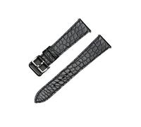 LMPVPDGADZ Correa de reloj de 21 mm, cuero de calidad superior, color negro, ajuste adecuado for correa de reloj Hermes, grano redondo(Black 3)