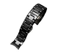 LMPVPDGADZ Correa de reloj de cerámica AR1451 AR1452 AR1400 AR1410 correas de reloj for cierre de acero inoxidable 22mm 24mm(AR-1451,24mm)
