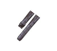 LMPVPDGADZ Correa de reloj de cuero Adecuado for Baume y Fit for Mercier Fit for HAMPTON/Fit for CLASSIMA Accesorios Cinturón de reloj de cuero de capa superior 20/22 mm(Dark brown,20mm)