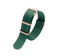 LMPVPDGADZ Correa de reloj de lona de nailon universal for DW Fit for Briston Fit for Rolex 18 mm 20 mm 22 mm Negro Rojo Verde Caqui Azul Deportes Hombres y mujeres Correa de reloj(Blue-RG pin,20mm)