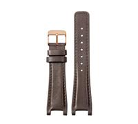 LMPVPDGADZ Correa de reloj for interfaz cóncava delicada, compatible for GC, compatible for Gucci YA1332 YA1333 YA1335, Material de la correa 16x10 20x12 22x14(Brown-RS-K1,16x10mm)