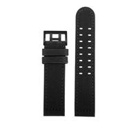 LMPVPDGADZ Correa de reloj for parte inferior de nailon, correa de reloj transpirable for líneas blancas y negras de 20mm y 22mm, apta for Hamilton KHAKI FIELD H70575733 H68401735(Black-B pin,22mm)