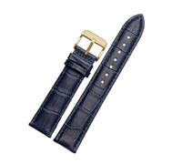 LMPVPDGADZ Correa suave de 16 mm, 18 mm, 19 mm, 20 mm, 21 mm, 22 y 23 mm, apta for Citizen/apto for Rossini, correa de reloj universal for hombre y mujer de liberación rápida(Dark blue gk,18mm)