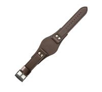 LMPVPDGADZ Correas de reloj de cuero transpirables y respetuosas for la piel aptas for Fossil Ch2564 Ch2565 Ch2891 Ch3051 Series Correa 22mm(Brown(PW)-Black-K8)