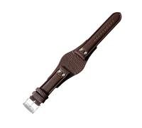LMPVPDGADZ Correas de reloj de cuero transpirables y respetuosas for la piel aptas for Fossil Ch2564 Ch2565 Ch2891 Ch3051 Series Correa 22mm(Brown(LZ)-Steel-K8)