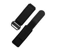 LMPVPDGADZ Correas de reloj de nailon for cierre de gancho y bucle cómodas y transpirables aptas for Panerai Fit for Bell Fit for Ross Correa de reloj de lona 22 24 mm(Black-Black,22mm)