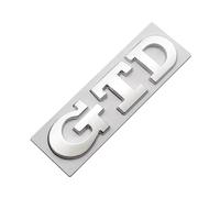 LMPVPDGADZ Emblema Adhesivo 3D metálico for la Parrilla Delantera y el Maletero del VW 4, 5, 6, 7, MK4, MK5, MK6, MK7 MK8(Sticker Silver)