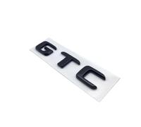 LMPVPDGADZ Emblema Plano 3D de Letras ABS GTX GTC ID4 ID6 Compatible for Volkswagen, for portón Trasero, Tapa del Maletero, Placa identificativa, Logotipo, Adhesivo Cromado Negro(Black GTC)