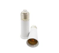 LMPVPDGADZ Extensor de Base de lámpara E27 a E27, convertidor de Soporte de lámpara de 65mm, 95mm y 197mm, Adaptador de Enchufe de lámpara Retardante de Llama E27-E27 for Bombilla(95mm A)