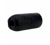 LMPVPDGADZ Portalámparas de plástico Blanco y Negro, Casquillo de Bombilla E14, 4A, 250V, 2 uds.(E14 B)