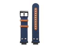 LMPVPDGADZ Reloj deportivo de lona de 16mm apto for Casio DW5600 DW-5600 GA-900 GA110/100/120 GM/GA2100 cinturón de nailon for correa for clavos(Blue bk)