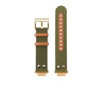 LMPVPDGADZ Reloj deportivo de lona de 16mm apto for Casio DW5600 DW-5600 GA-900 GA110/100/120 GM/GA2100 cinturón de nailon for correa for clavos(Army Green gk)