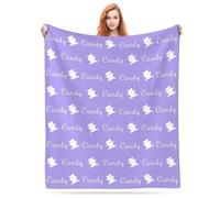 LMQJDZ Manta de Bebé Personalizada con Texto de Nombre, Personalizado Bebés Niños y Niñas Manta de Franela, para Bebés, Recién Nacidos, Nuevas Mamás, Niños, Mascotas Regalos Personalizados,