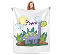 LMQJDZ Manta de Bebé Personalizada con Texto de Nombre, Personalizado Bebés Niños y Niñas Manta de Franela, para Bebés, Recién Nacidos, Nuevas Mamás, Niños, Mascotas Regalos Personalizados,