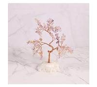 LMRJHAZ Árbol de Cristal Natural Cristal Rich Ornaments Healing Crystal Stone Bonsai Feng Shui Amethyst Tree Study Hogar Sala de Estar Dormitorio Adornos de Escritorio de Escritorio árbol (Color: d)