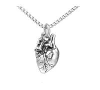 LMRJHAZ Collar de corazón anatómico gótico Collar Punk Collar Halloween Navidad Año Nuevo Regalo para Mujeres