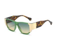 LMRJHAZ Gafas de Sol Mujeres Hombres Vintage Sun Gafas UV400 Eyewear de Gran tamaño