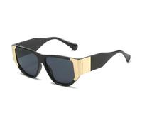 LMRJHAZ Gafas de Sol Mujeres Hombres Vintage Sun Gafas UV400 Eyewear de Gran tamaño