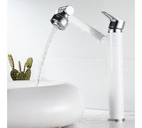 LMRJHAZ Grifo de baño, Grifo del Lavabo del baño, 360 ° rotatable, Toque de Mezclador de baño Moderno, Grifo de Lavabo, mezcladora de Palanca única, instalación de un Solo Orificio, Grifo de Cascada