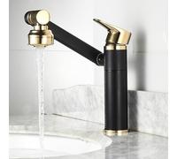 LMRJHAZ Grifo de baño, Grifo del Lavabo del baño, 360 ° rotatable, Toque de Mezclador de baño Moderno, Grifo de Lavabo, mezcladora de Palanca única, instalación de un Solo Orificio, Grifo de Cascada