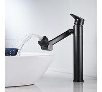 LMRJHAZ Grifo de baño, Grifo del Lavabo del baño, 360 ° rotatable, Toque de Mezclador de baño Moderno, Grifo de Lavabo, mezcladora de Palanca única, instalación de un Solo Orificio, Grifo de Cascada