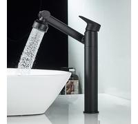 LMRJHAZ Grifo de baño, Grifo del Lavabo del baño, 360 ° rotatable, Toque de Mezclador de baño Moderno, Grifo de Lavabo, mezcladora de Palanca única, instalación de un Solo Orificio, Grifo de Cascada