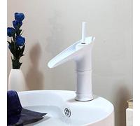 LMRJHAZ Grifos de Cuenca de baño de Vino Blanco Diseño de Copa de baño Grifo de baño Baño Lavado de Lavado de lavabos Grifo de Agua del Grifo de Agua, Grifo de la Cuenca del Recipiente Tibio como