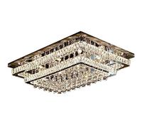 LMRJHAZ Luz de Techo de Cristal Elegante Moderna, incesable con Control Remoto, Cristales K9, Techo, led, lede de Techo de Montaje de Montura de Montaje para el Pasillo de restaurantes del Hotel Sala