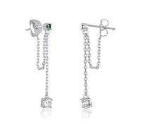 LMRJHAZ Pendientes de Cadena Coloridos 100% exquisitos para Mujeres Piercing Tarings Jewelry