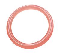LMRJHAZ Pulseras afortunadas, Pulseras, Pulseras para Mujeres, Brazalete Feng Shui Jade For Women Genuine Pink Pink Auspicious y Fit 58-62mm