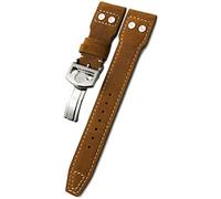 LMRJHAZM 20 mm de 21 mm 22 mm Rivet Barry Watch Band Fit For IWC Watch Big IW5009 Spitfire IW3777 Le Petit Prince Mark Strap (Color: Negro Blanco 1, Tamaño: 22 mm)