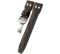 LMRJHAZM 20 mm de 21 mm 22 mm Rivet Barry Watch Band Fit For IWC Watch Big IW5009 Spitfire IW3777 Le Petit Prince Mark Strap (Color: Negro Blanco 1, Tamaño: 22 mm)