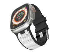 LMRJHAZM Banda de reloj de goma para banda 49 mm 45 mm 44 mm Bandas de reloj de goma 10 ° 46 mm 42 mm Implaz de agua