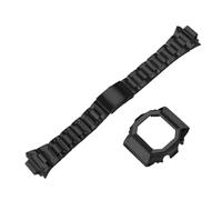 LMRJHAZM Conjunto de metal para Big G Bloque GX-56BB GXW-56 Accesorios de brazalete de banda de reloj de acero de precisión modificado (negro, para GXW-56)