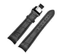 LMRJHAZM Correa de reloj de extremo curvado de pulsera de cuero genuino BL9002-37 05A BT0001-12E 01A BANDA 20 mm 21 mm 22 mm Band