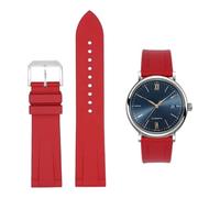 LMRJHAZM Correa de reloj de goma FKM FLILORINA para la banda Portofino Portugal Pilot IWC para Le Petit Prince Pulsera Correa de liberación rápida 20 mm 22 mm