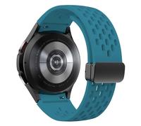 LMRJHAZM Correa de silicona para Samsung Galaxy Watch 7 6 5 4 40 mm 44 mm 5pro 45 mm Banda 6 clásico 43 mm 47 mm sin espacios para la mano de la pulsera