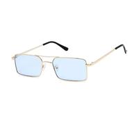 LMRJHAZM Gafas de sol con protección UV400 | Lente de metal de doble puente Steampunk de color caramelo | para mujeres y hombres, deportes al aire libre y conducción