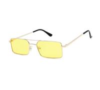 LMRJHAZM Gafas de sol con protección UV400 | Lente de metal de doble puente Steampunk de color caramelo | para mujeres y hombres, deportes al aire libre y conducción