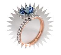 LMRJHAZM Girl Products - Anillos para mujer y hombre, promesa de boda, moderno y versátil, circonita, anillo de regalo para mujer, 10 UK, A