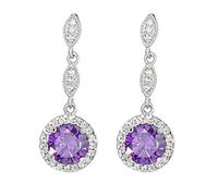 LMRJHAZM joyería Celular de Agua con Forma de Agua 925 Joyas de Piedras Preciosas de Joyas aretes para Mujeres ópalo Largo Gotas de Orejas de Rosa Joyas de Regalo