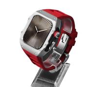 LMRJHAZM Kit de modificación de correa de goma de estuche de metal, para la serie S10 de 42 mm de 46 mm de actualización de la banda de 46 mm de reemplazo del kit de la correa del kit de reloj