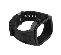 LMRJHAZM Kit de modificación de la caja del metal de la correa de la pulsera de silicona para la banda 45 mm 41 mm 44mm 9 8 7 SE 6 5 4 RELAPED DE VISTA REPARA